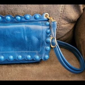 Just Millie vintage and fun looking blue purse